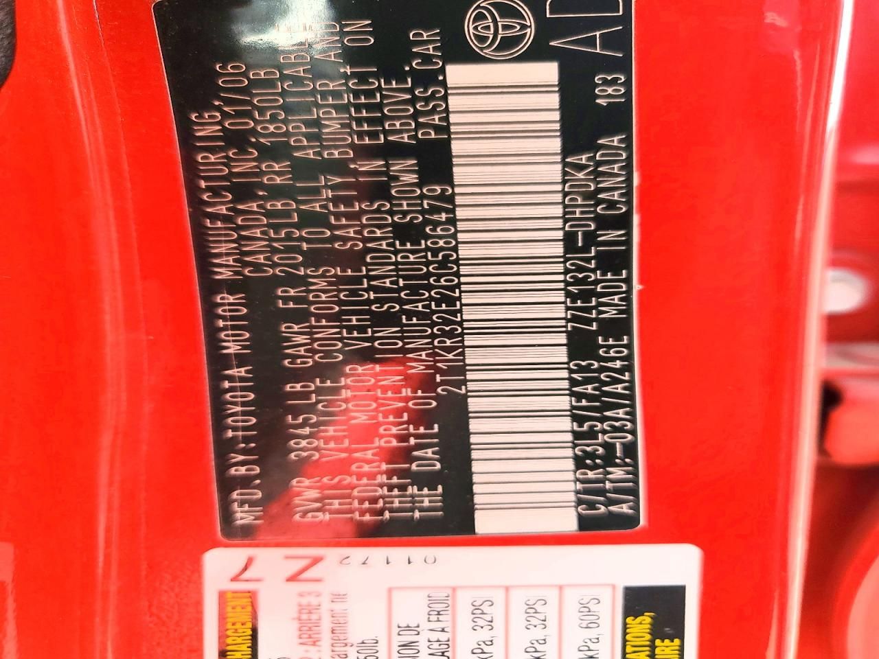 2006 Toyota Corolla Matrix xr