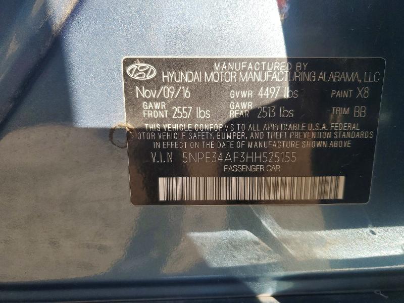 2017 Hyundai Sonata Sport