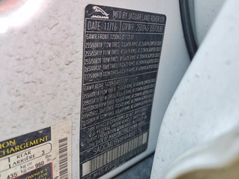 2017 Jaguar F-pace s