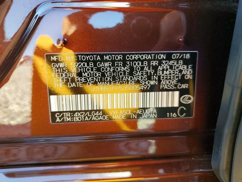 2018 Lexus Ls 500 Base