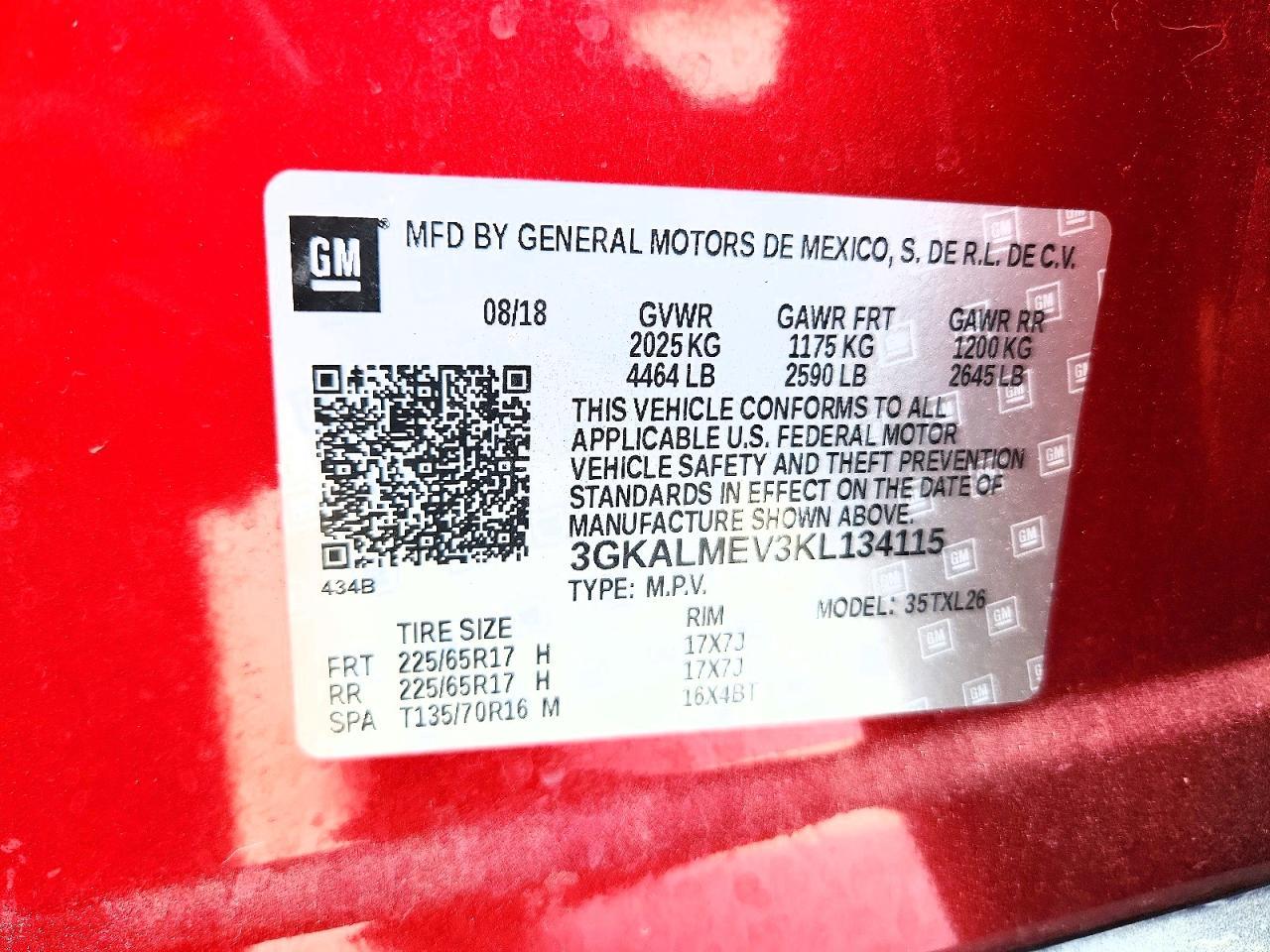 2019 GMC Terrain sle
