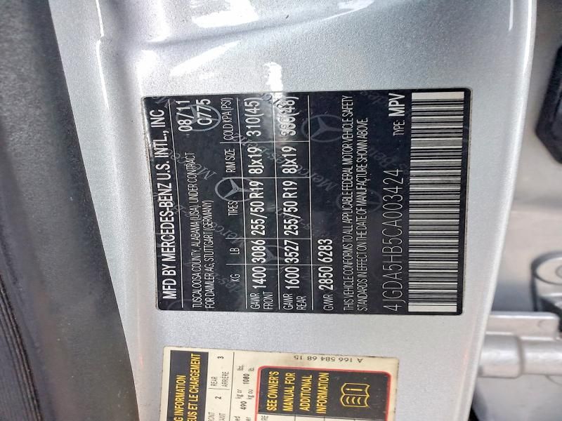 2012 Mercedes-Benz Ml 350 4matic