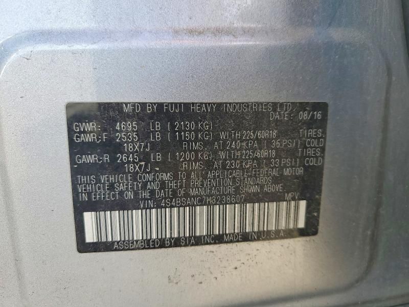 2017 Subaru Outback 2.5i Limited