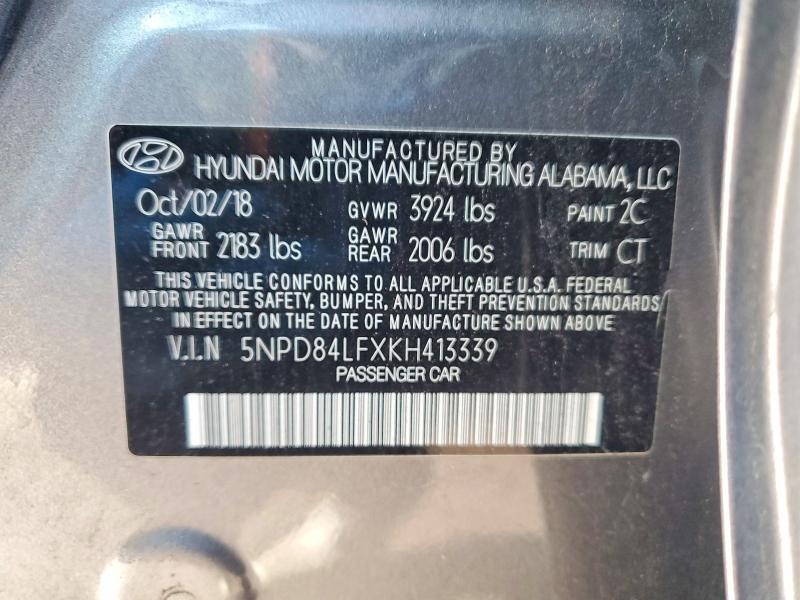 2019 Hyundai Elantra sel