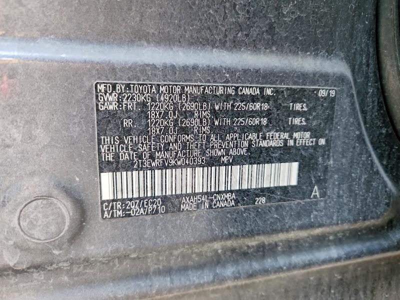 2019 Toyota Rav4 xse