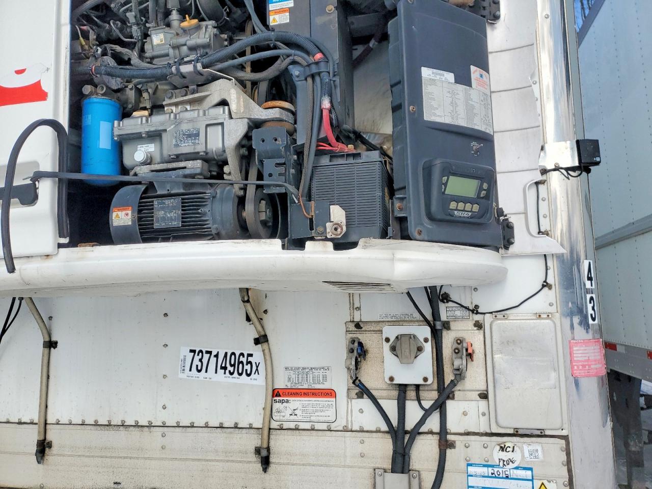 2015 Utility VS2RA Refrigerated Van Trailer