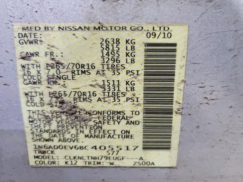 2011 Nissan Frontier s