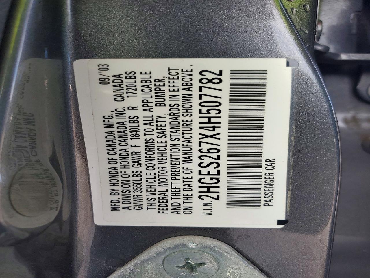 2004 Honda Civic ex