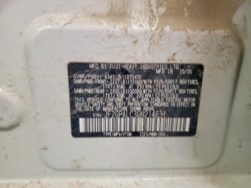 2016 Subaru Crosstrek Limited