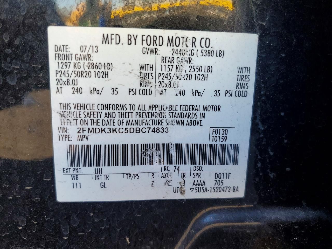 2013 Ford Edge Limited