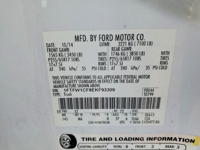 2014 Ford F150 Supercrew