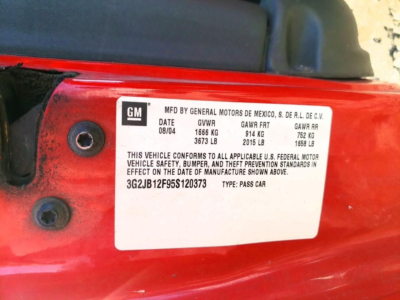 2005 Pontiac Sunfire