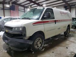Salvage trucks for sale at West Mifflin, PA auction: 2019 Chevrolet Express G2500 Utility / Service Van
