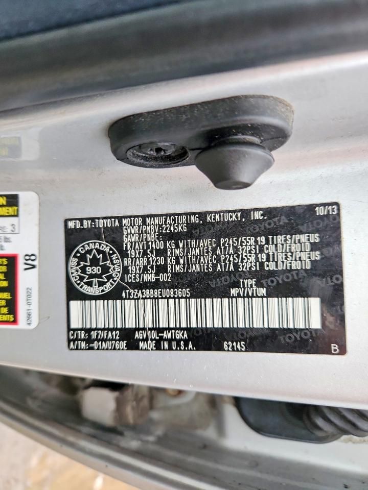 2014 Toyota Venza le