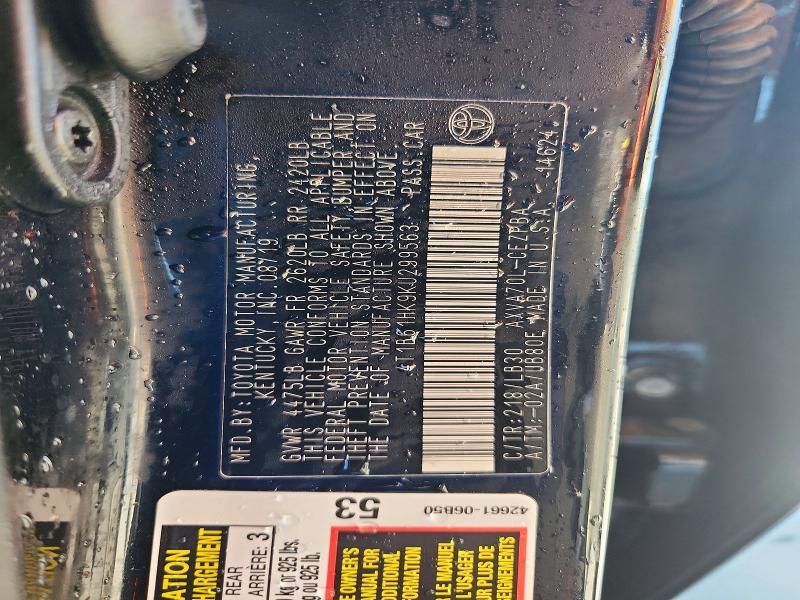 2019 Toyota Camry xse