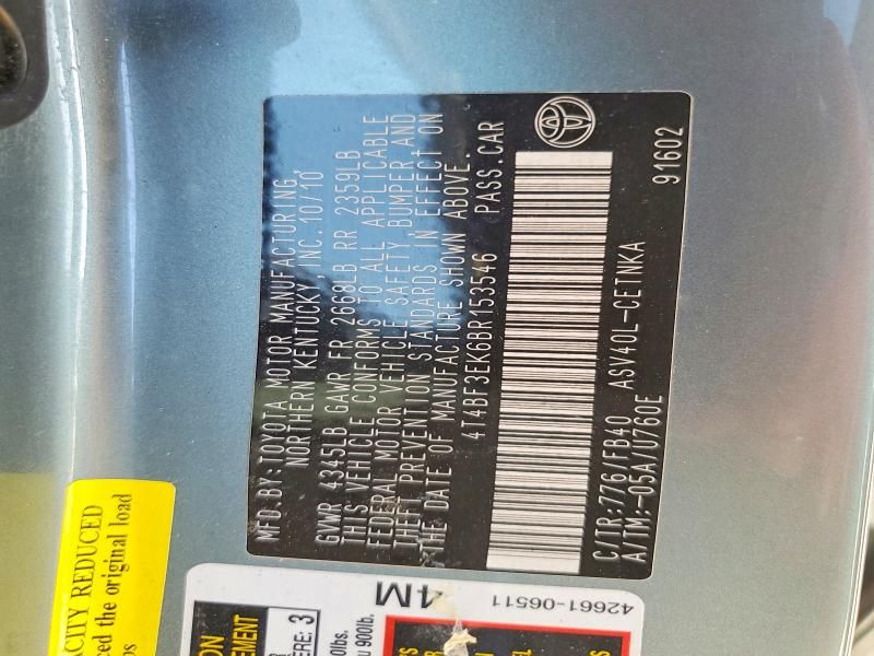 2011 Toyota Camry Base