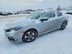 Honda salvage cars for sale: 2019 Honda Civic lx