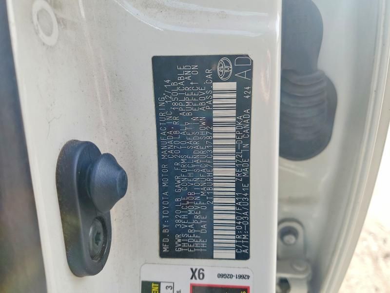 2015 Toyota Corolla l