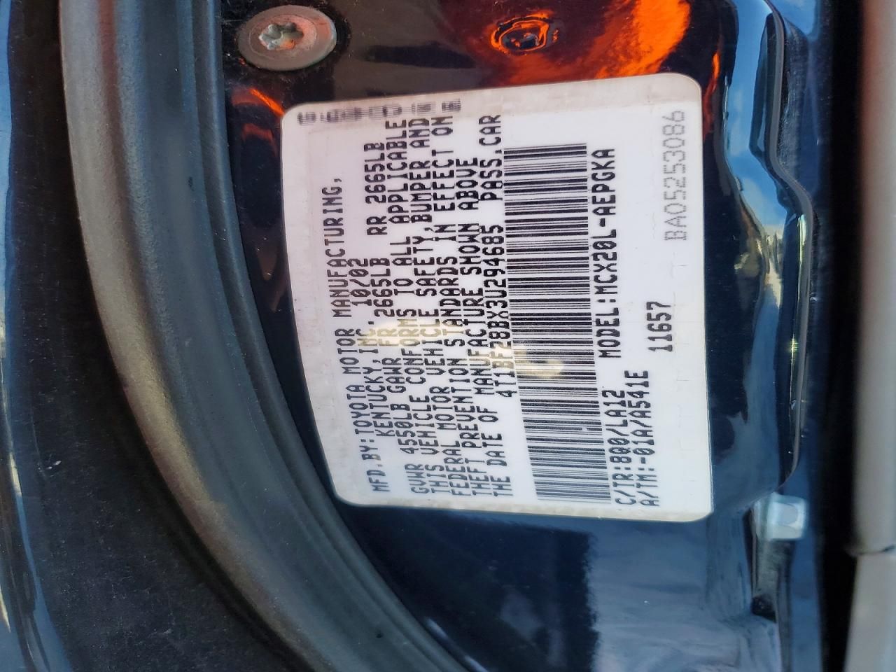 2003 Toyota Avalon xl