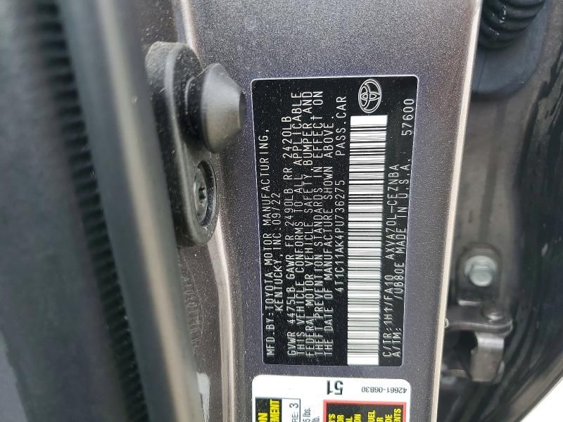 2023 Toyota Camry le