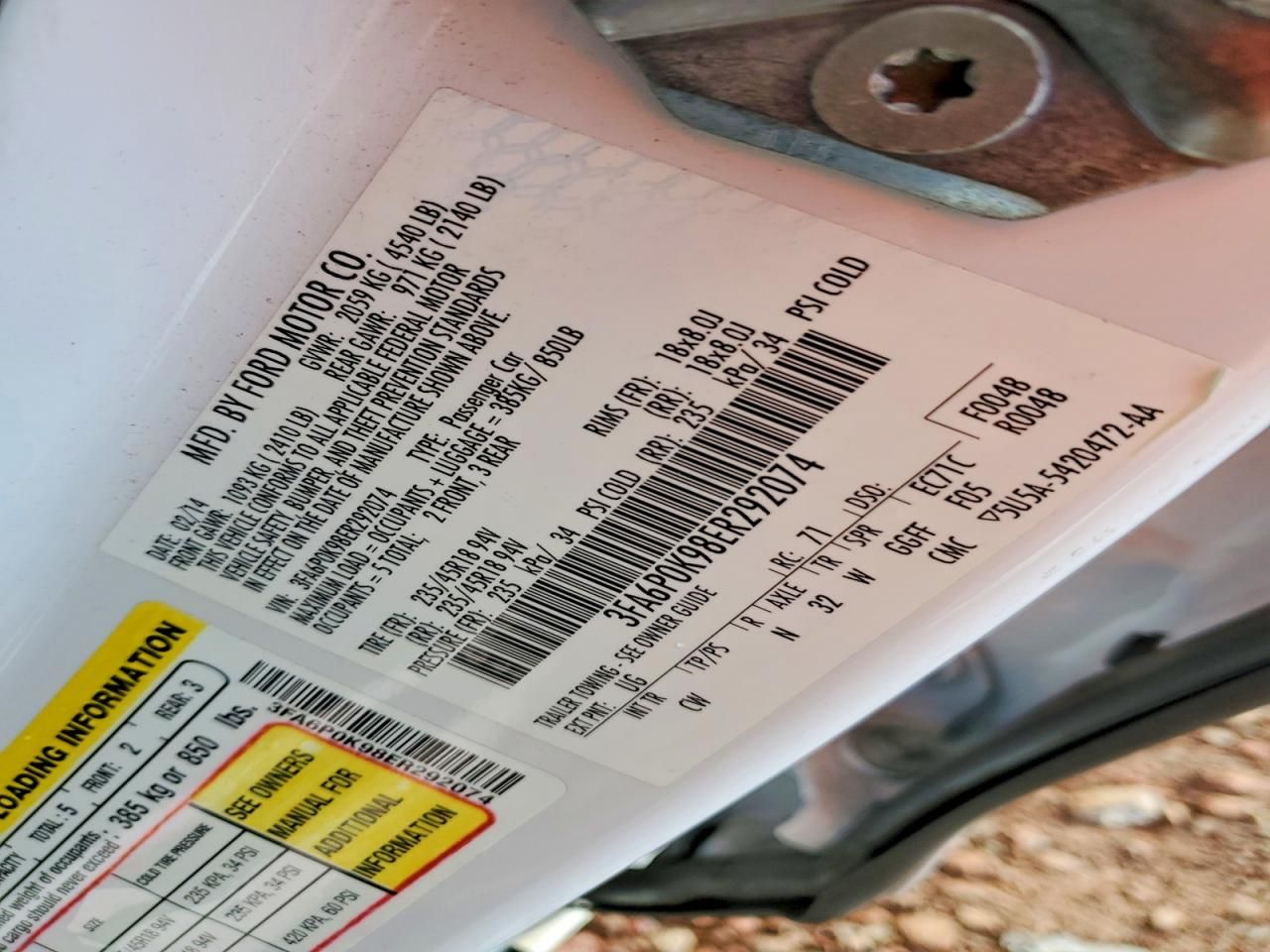 2014 Ford Fusion Titanium