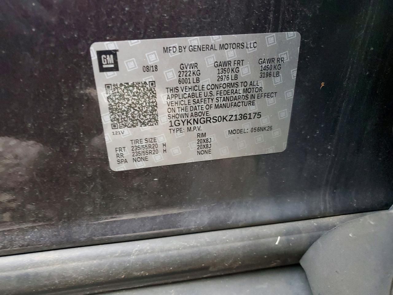 2019 Cadillac XT5 Platinum