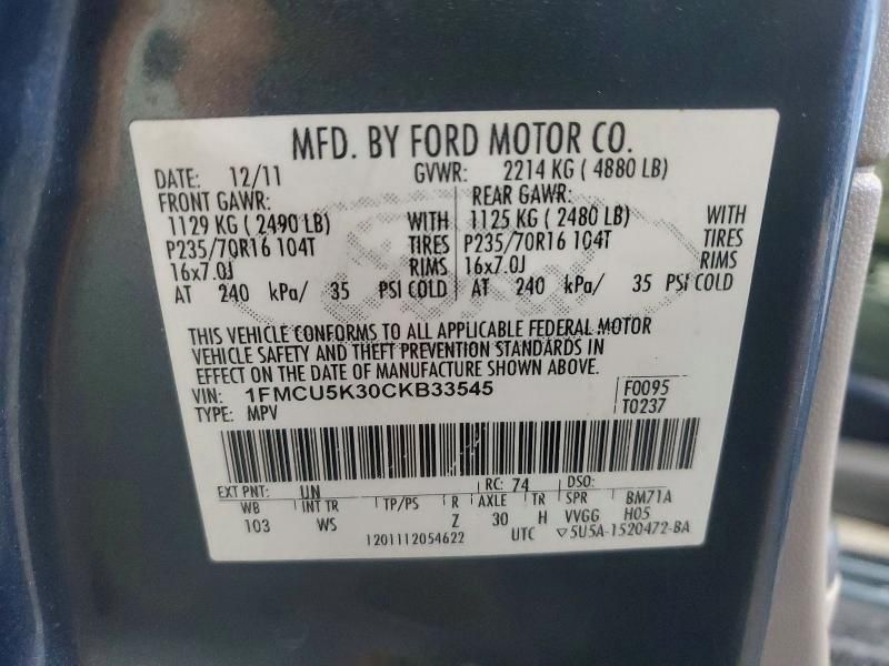 2012 Ford Escape Hybrid