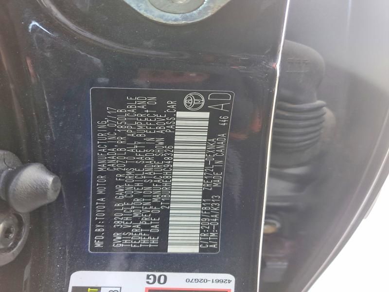 2017 Toyota Corolla l