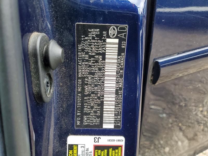 2011 Toyota Corolla Base