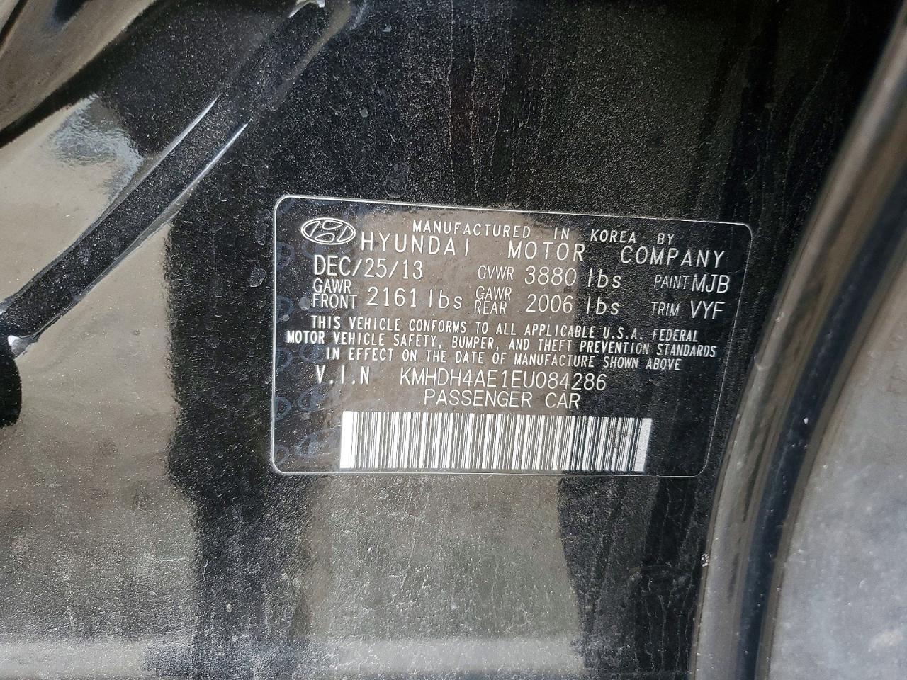 2014 Hyundai Elantra se