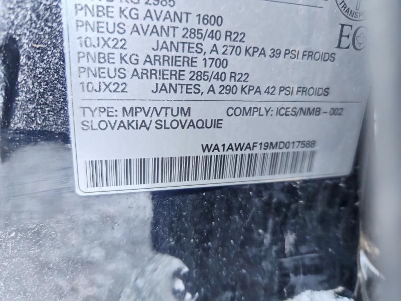 2021 Audi SQ8 Premium Plus