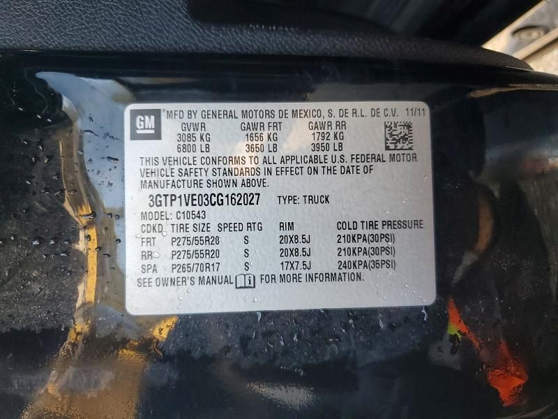 2012 GMC Sierra C1500 sle