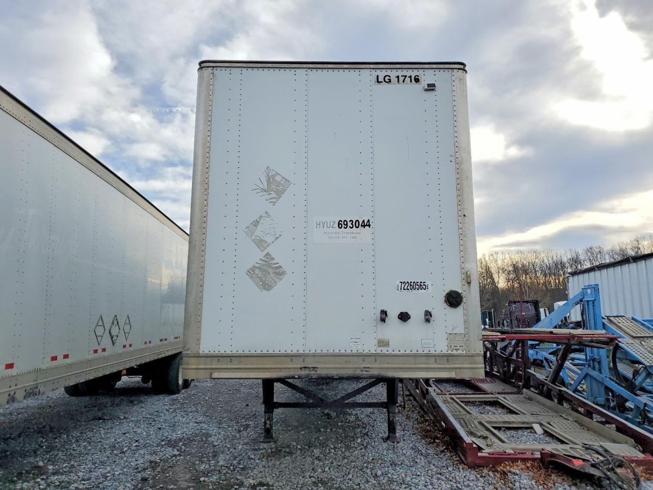 2017 Hyundai Translead VC2530152-AJS DRY Van Trailer