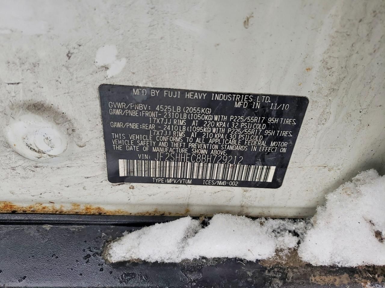 2011 Subaru Forester Limited