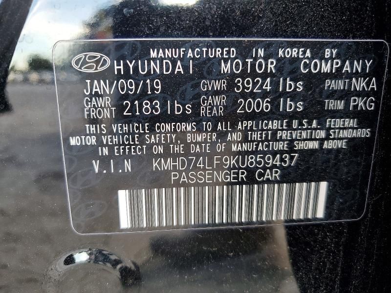 2019 Hyundai Elantra se