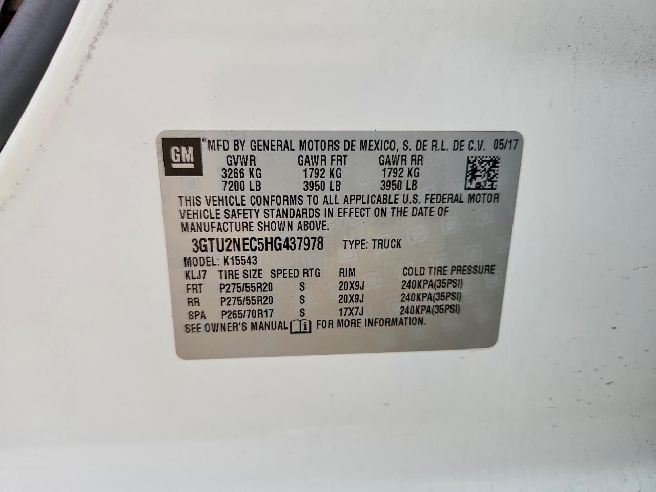 2017 GMC Sierra K1500 slt