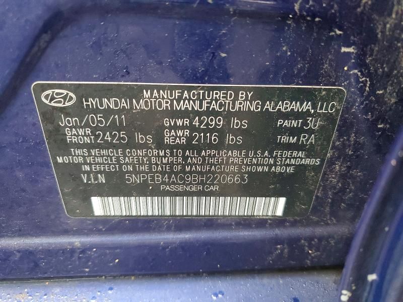 2011 Hyundai Sonata gls