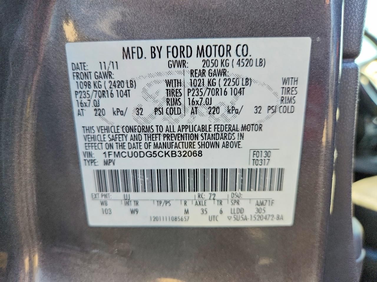 2012 Ford Escape xlt