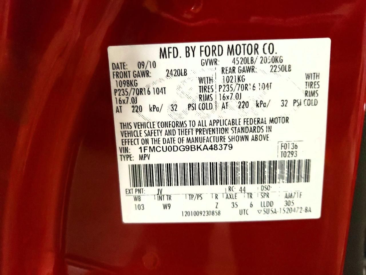 2011 Ford Escape xlt