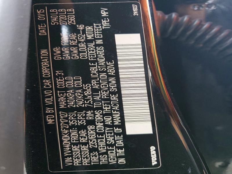 2015 Volvo Xc60 T5 Premier