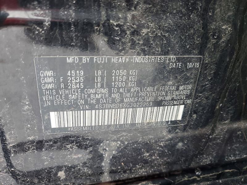 2016 Subaru Legacy 2.5i Premium