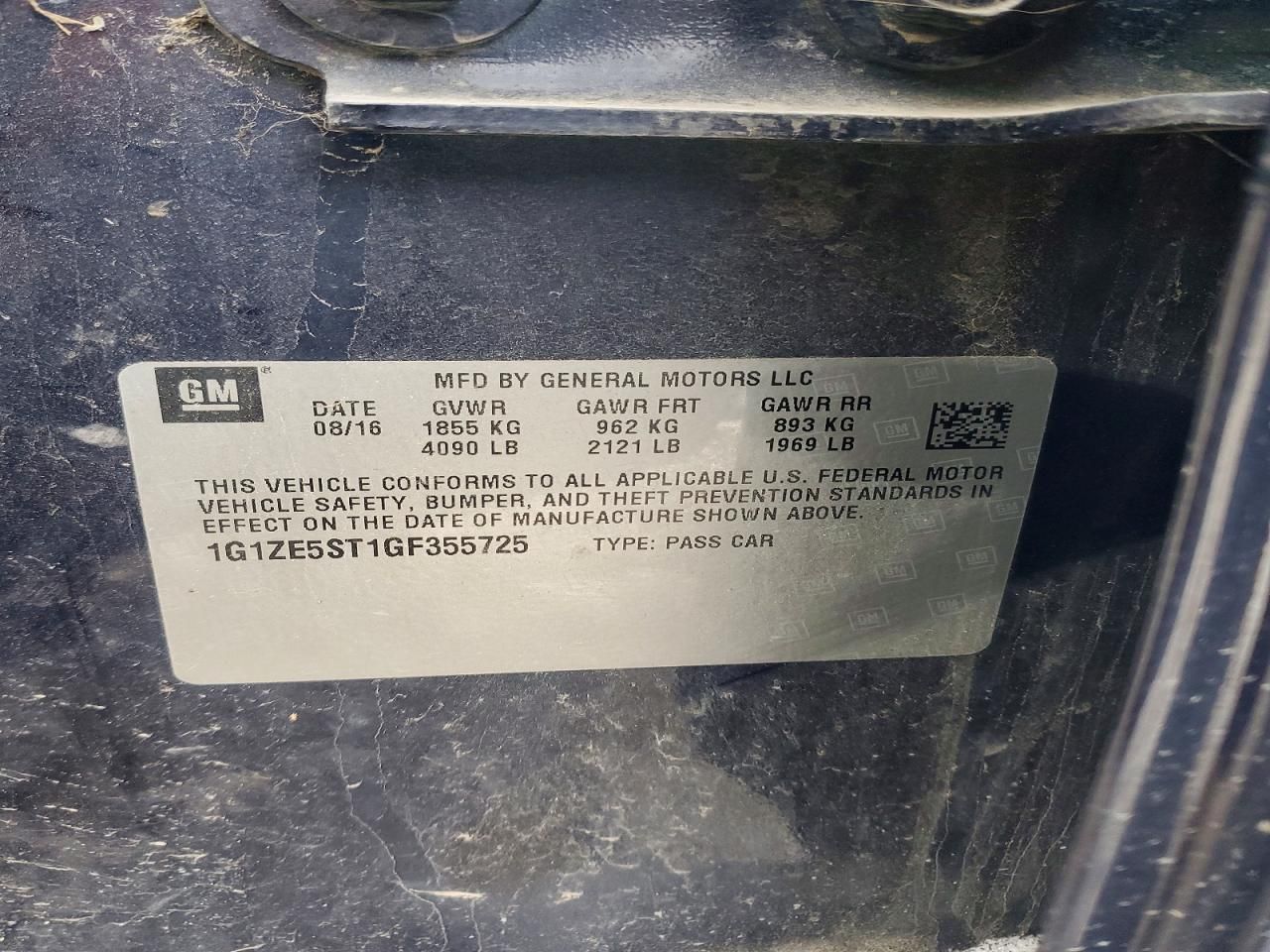 2016 Chevrolet Malibu lt