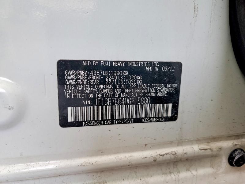 2013 Subaru Impreza wrx