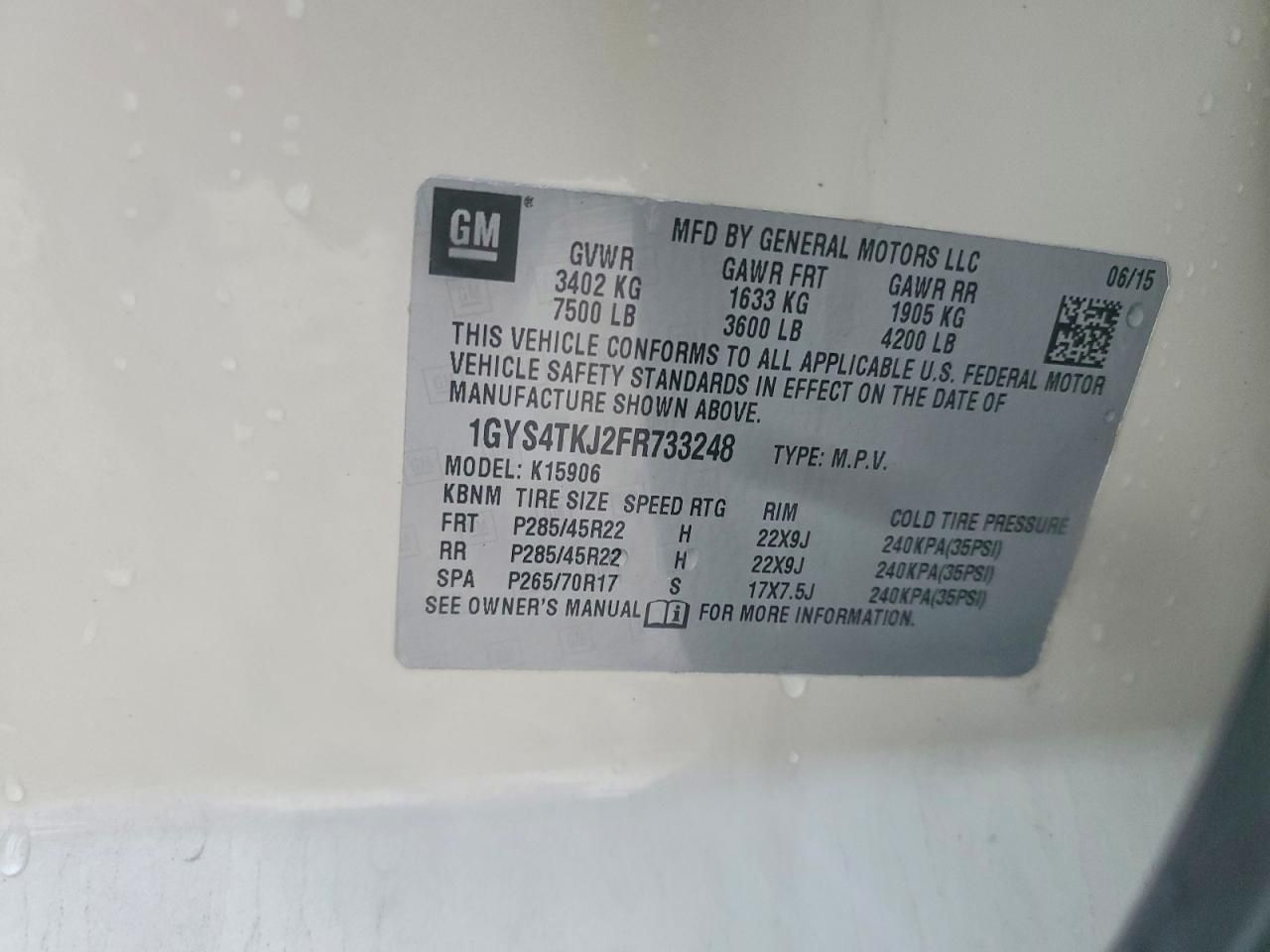 2015 Cadillac Escalade esv Premium