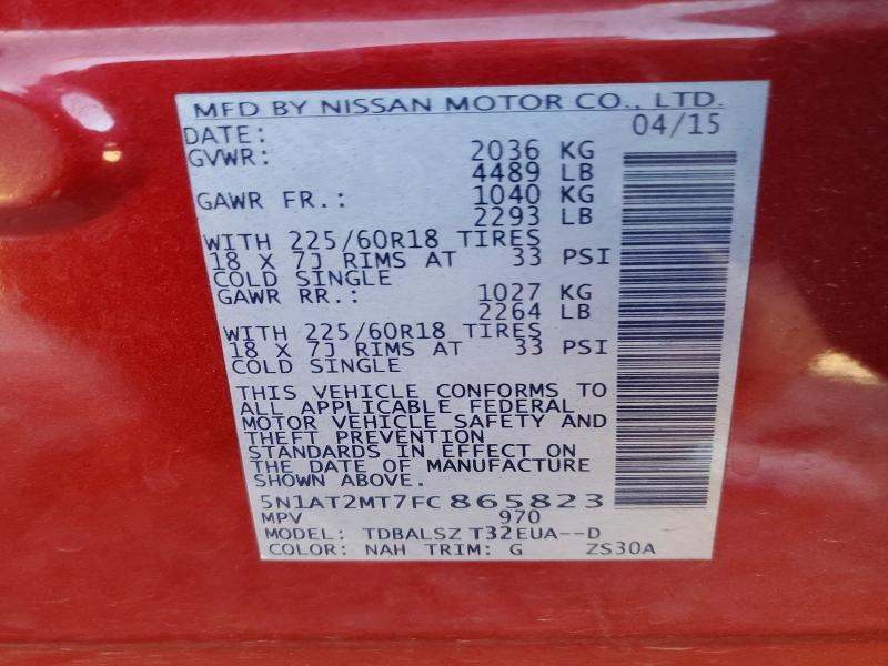 2015 Niss Rogue sl