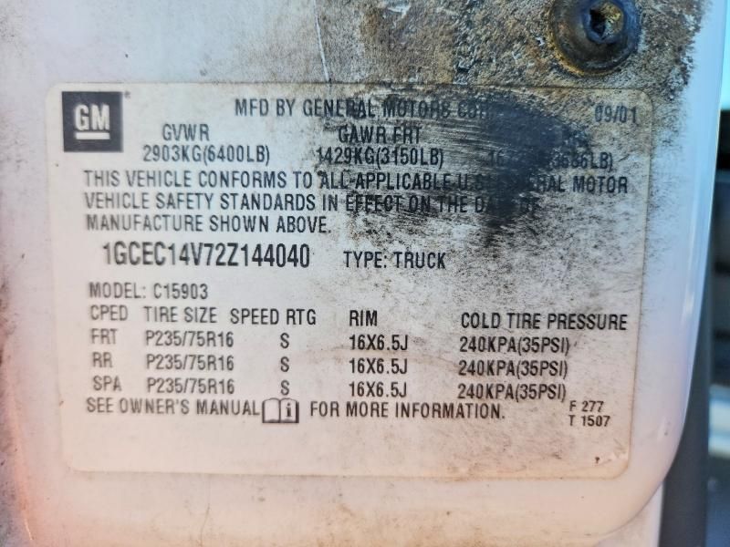 2002 Chevrolet Silverado C1500