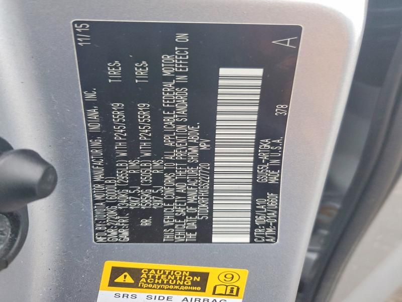 2016 Toyota Highlander Limited