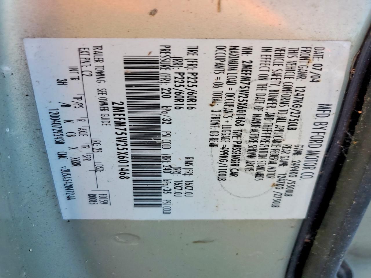 2005 Mercury Grand Marquis ls