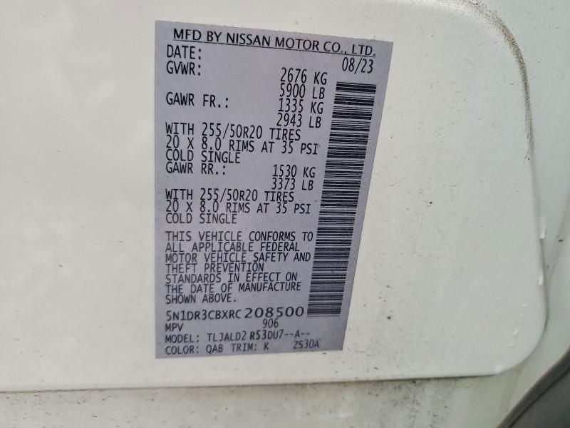 2024 Nissan Pathfinder sl