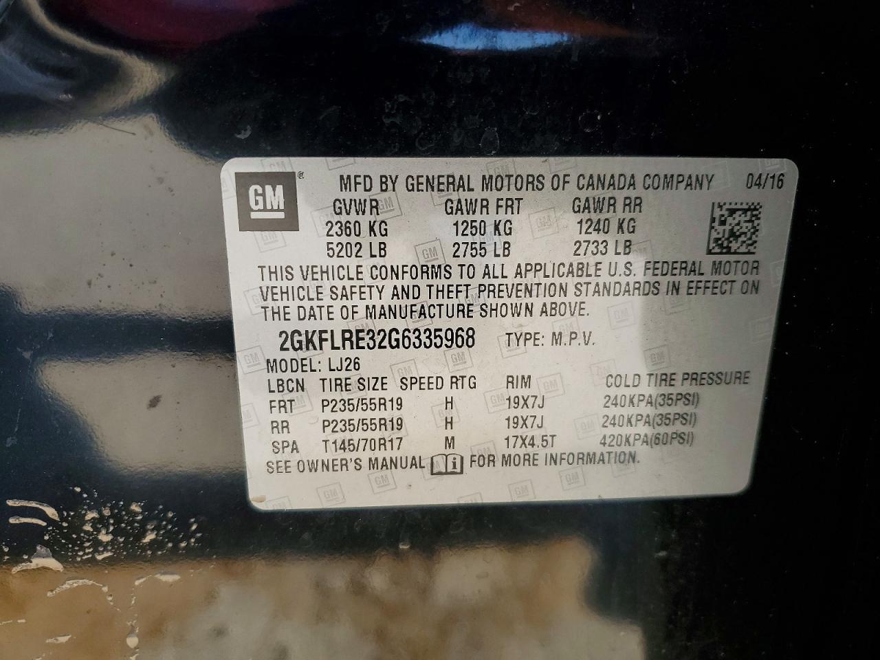 2016 GMC Terrain Denali